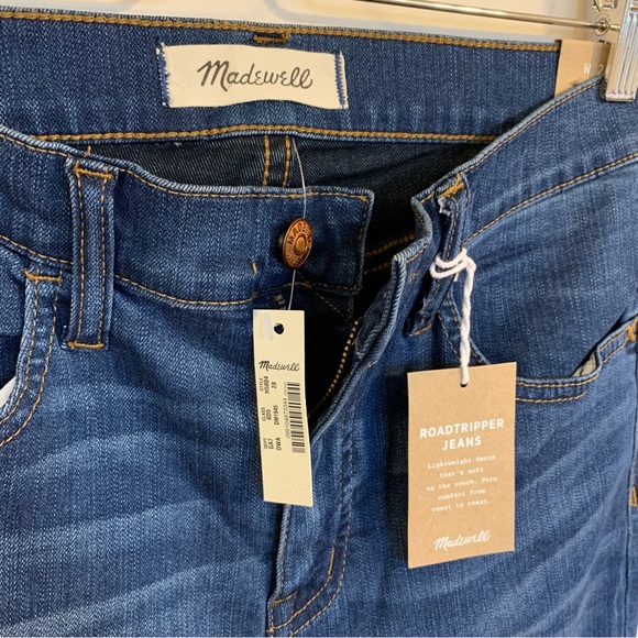 NWT Madewell Roadtripper High Rise Skinny Jeans in Orson Wash, Size 28 - Picture 7 of 12